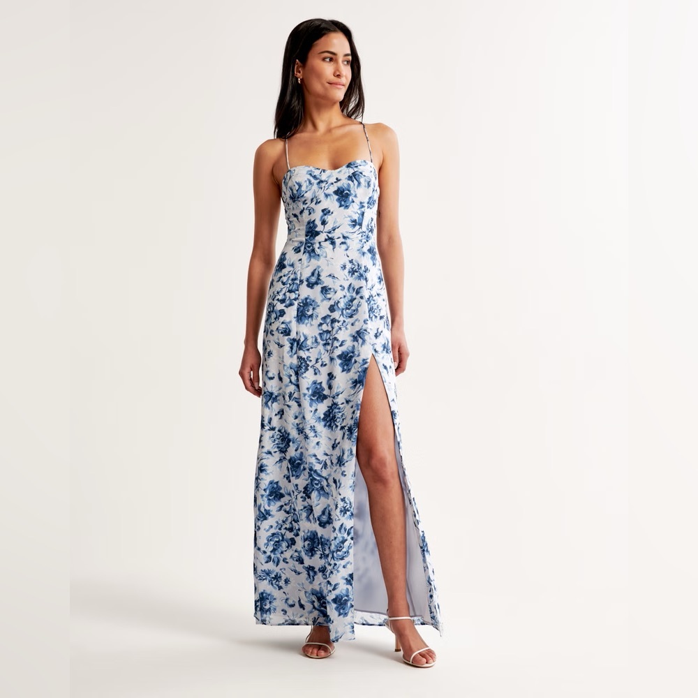 The A&F Camille Tie-Back Gown